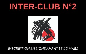 Inscription Inter-club N°2 - ST MATHIEU